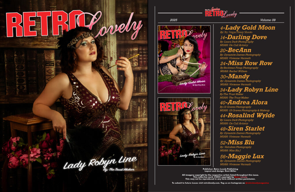 2025 Retro Lovely VOL-09, Lady Robyn Line Cover.