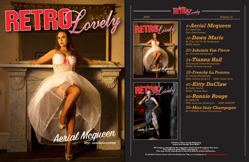 2025 Retro Lovely VOL-10, Featuring Aerial Mcqueen Cover.