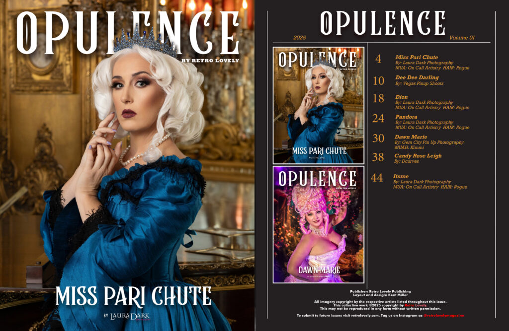 2025 Retro Lovely Opulence VOL-01, Miss Pari Chute Cover.