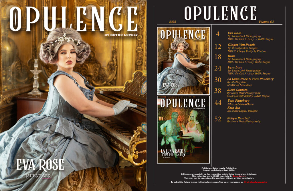 2025 Retro Lovely Opulence VOL-03, Eva Rose Cover.