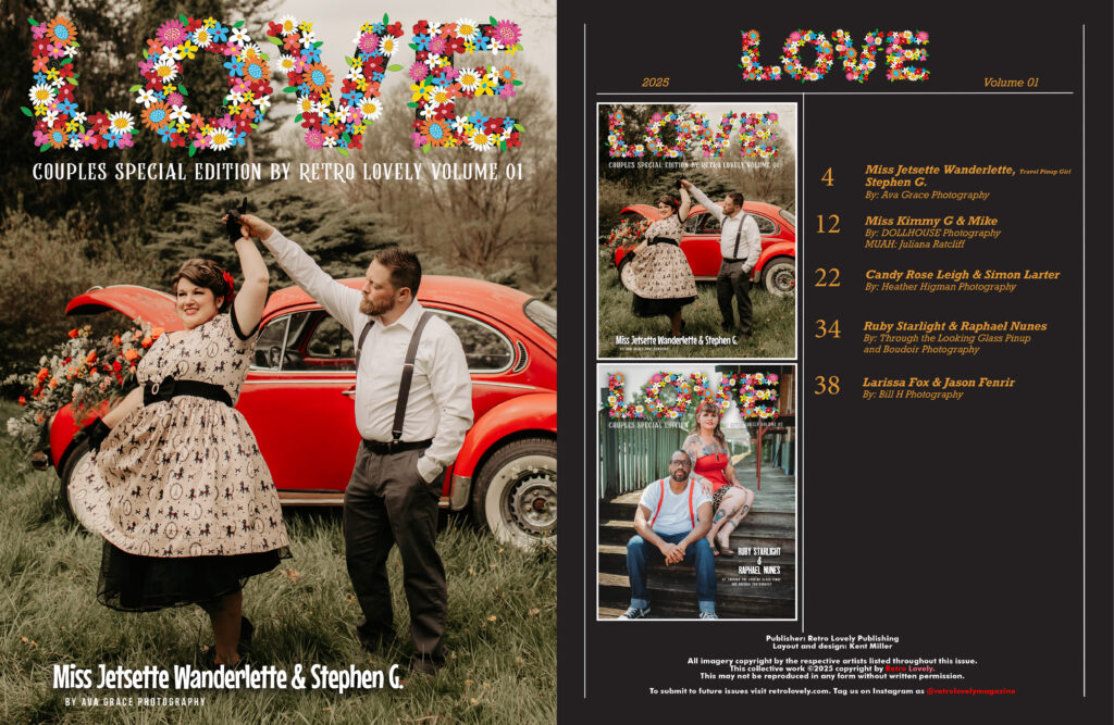 2025, Retro Lovely, Love VOL-01, Miss Jetsette Wanderlette & Stephen G Cover